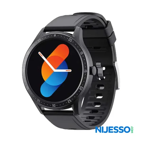 Havit M9026 Waterproof Black Smart Watch side view white background