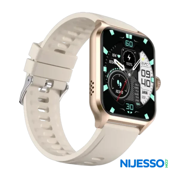 T97 Bluetooth Calling Smartwatch side view transparent