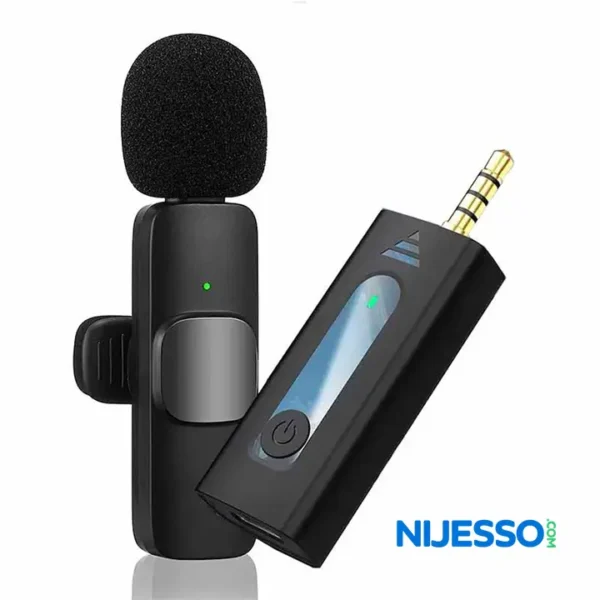 K35 Wireless Microphone Black Color