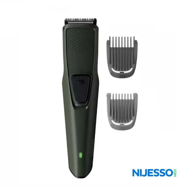 The PHILIPS BT1230 Beard Trimmer combines durability, precision, and cordless convenience. Get the perfect trim with stainless steel blades and adjustable length settings. Available now at Nijesso Shop!