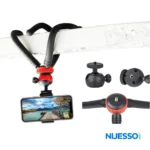 Combo! Octopus Tripod With Ball Head- Best For DSLR Or Smartphone Vlogging & Table Stand