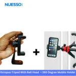 Combo! Octopus Tripod With Ball Head- Best For DSLR Or Smartphone Vlogging & Table Stand