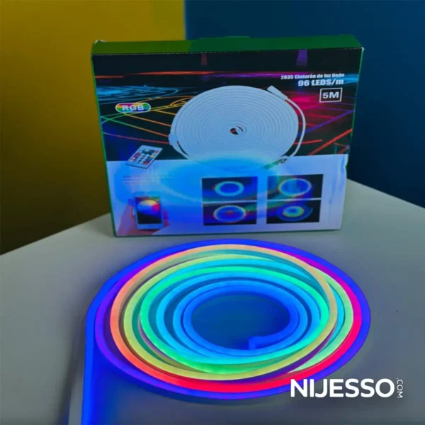 GearUP NRGB50 5 Meter RGB Neon Light with App & Remote Control