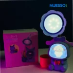 Rechargeable LED Desk Lamp with Storage Cup & Sharpener for Kids