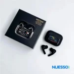 Shop the A9 Pro ANC Touch Screen Display Earbuds at the best price in Bangladesh on NIJESSO.COM. Enjoy premium sound, active noise cancellation, voice control, and customizable features.